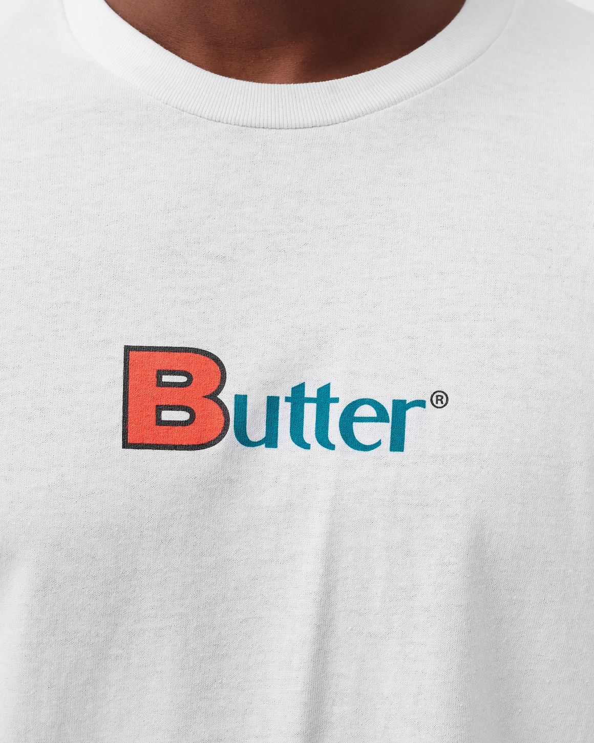 Butter Goods バターグッズ Bold Classic Logo Tシャツ Butter Goods BOLD CLASSIC LOGO TEE White | BSTN Store