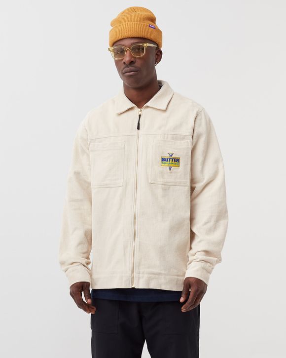 Butter Goods HIGH WALE CORD OVERSHIRT White | BSTN Store