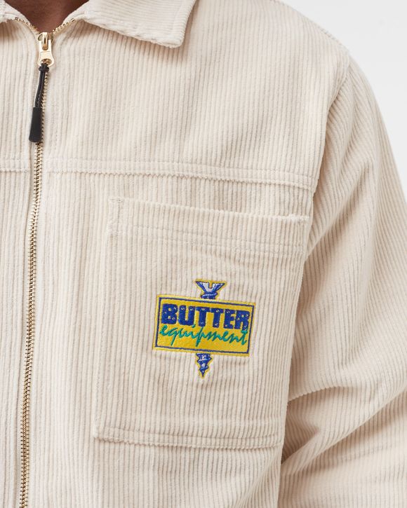 Butter Goods HIGH WALE CORD OVERSHIRT White | BSTN Store