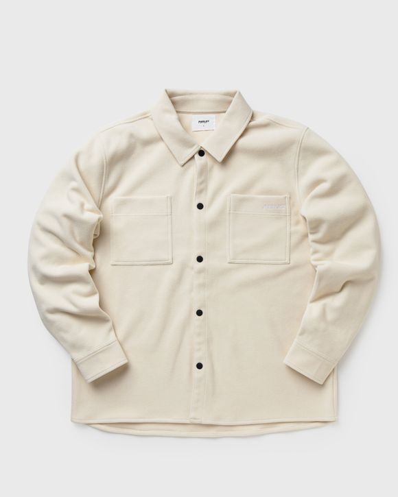 Parlez Maxi Fleece Shirt White | BSTN Store