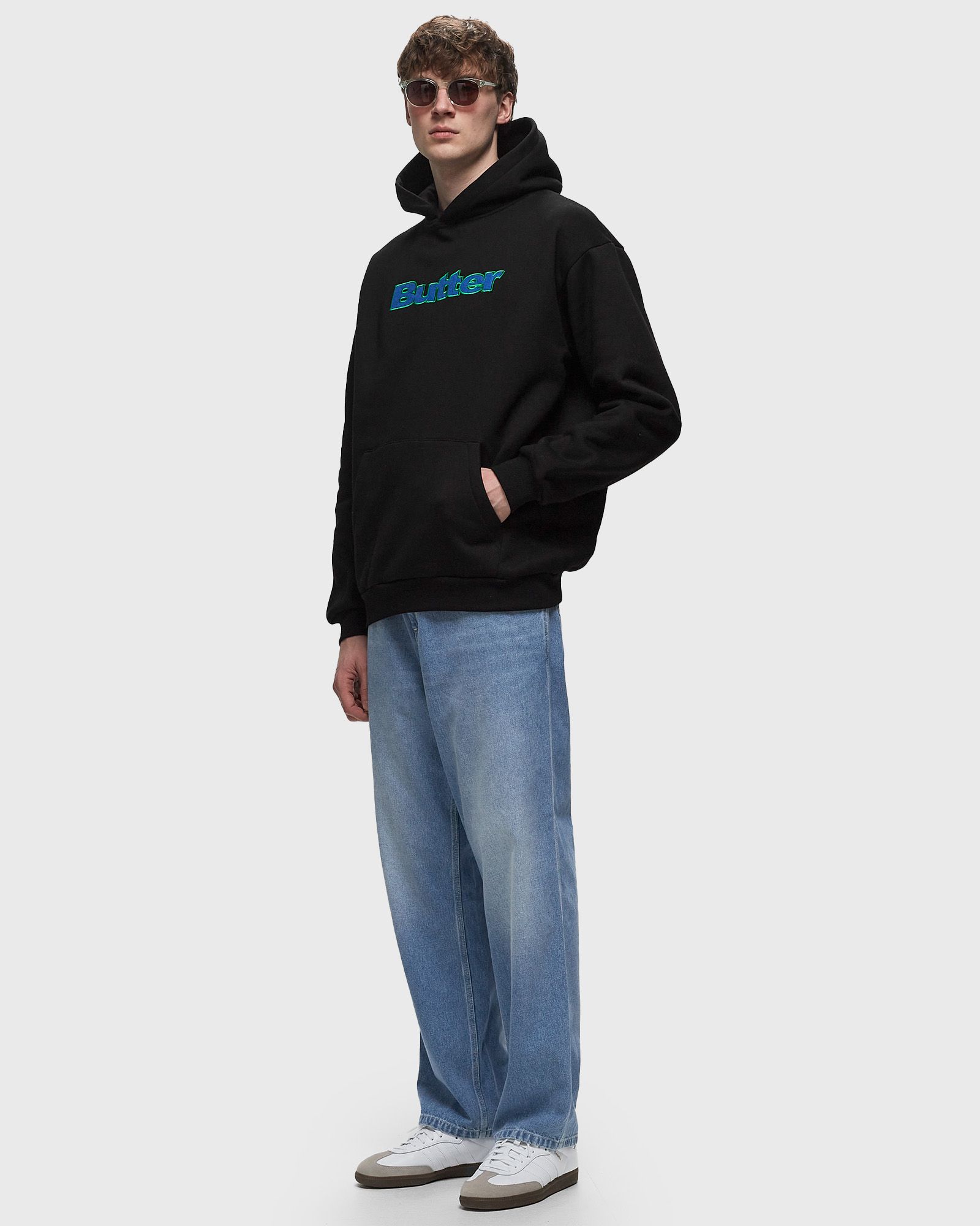 Felt Logo Applique Pullover Hood