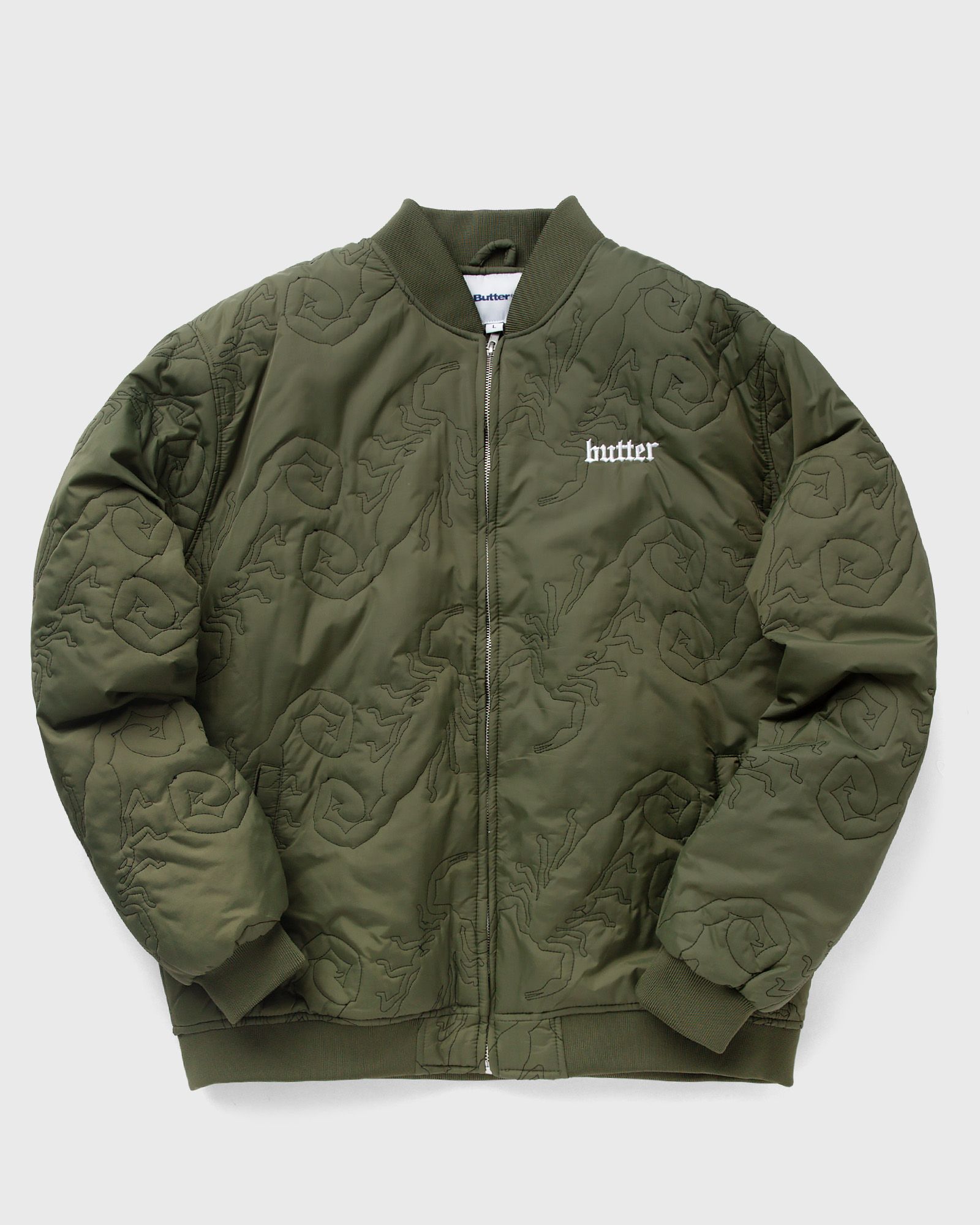 Butter Goods - scorpion jacket men bomber jackets green in größe:m