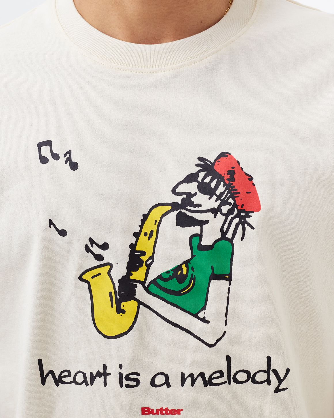 【Butter Goods】 Melody Tシャツ Butter Goods MELODY TEE White | BSTN Store