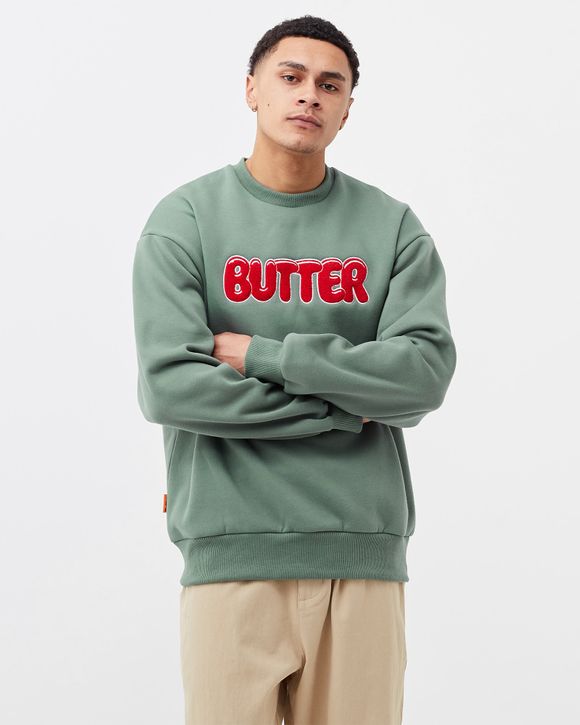 Butter Goods GOO CREWNECK SWEATSHIRT Multi - SPRUCE