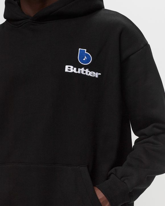 Butter Goods Finest Logo Pullover Hood Black | BSTN Store