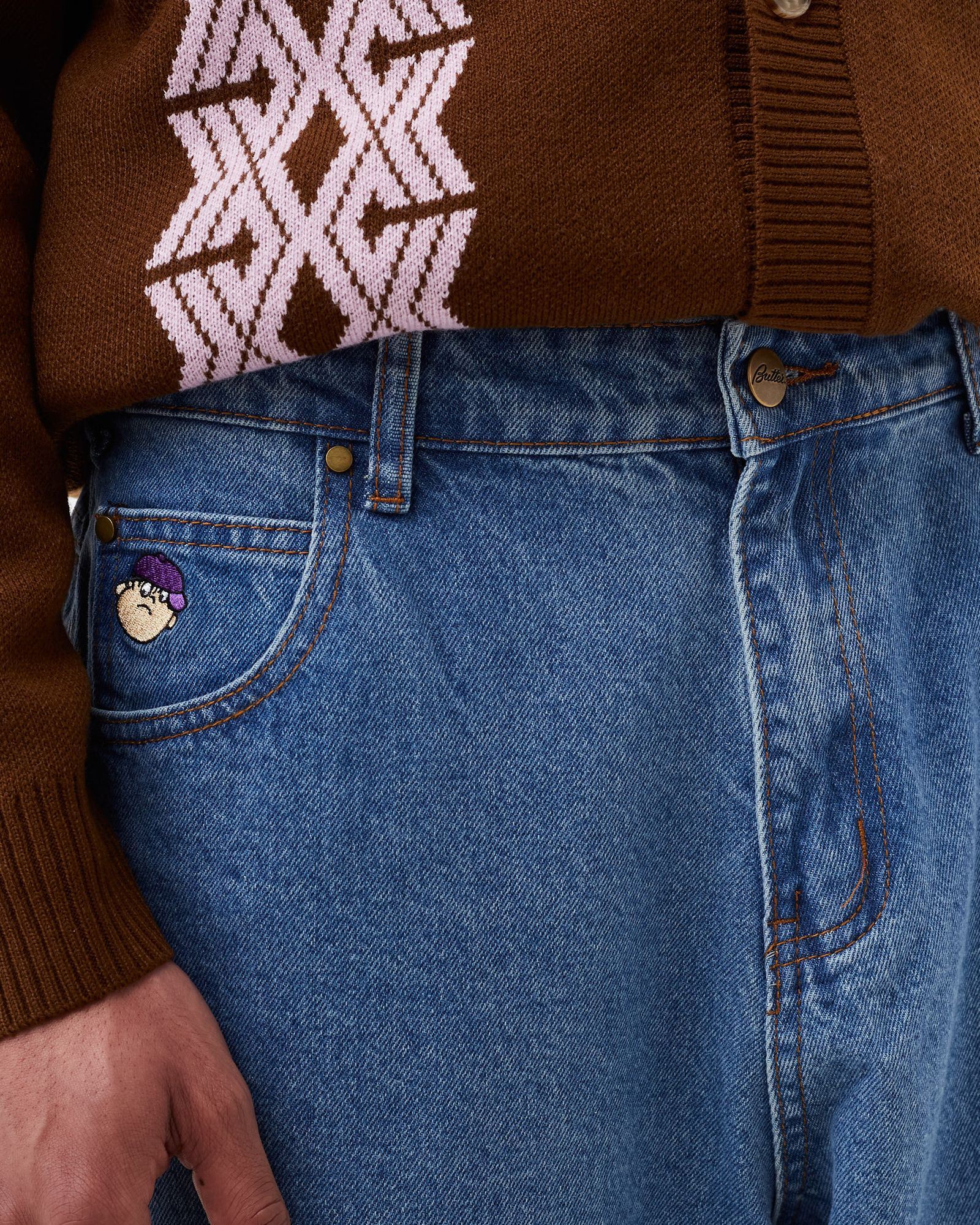 SANTOSUOSSO DENIM PANTS (BAGGIEST)