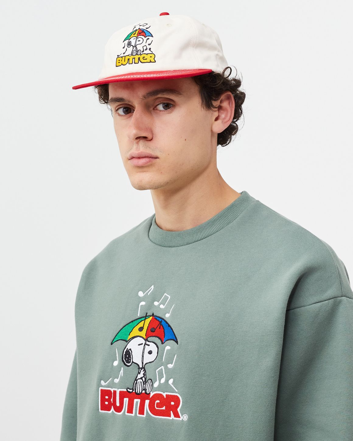 バターグッズ キャップ BUTTER GOODS BIG APPLE 6PANEL CAP