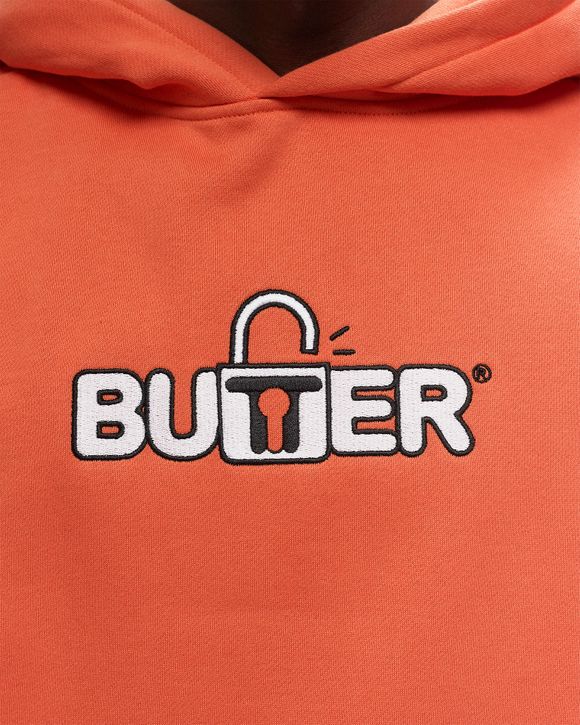 Butter Goods Lock Pullover Hood Orange | BSTN Store