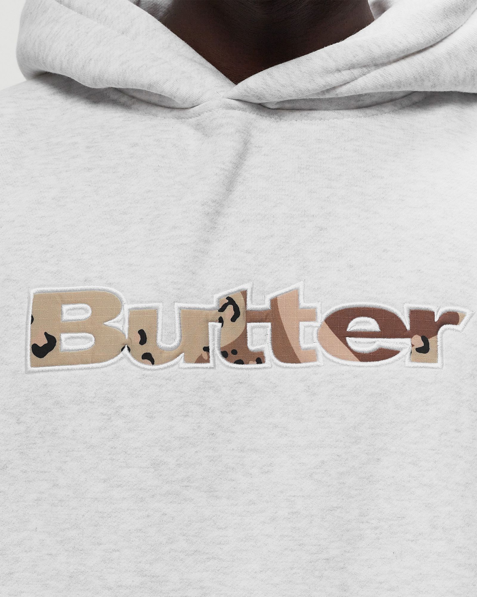 Logo Camo Applique Pullover Hood