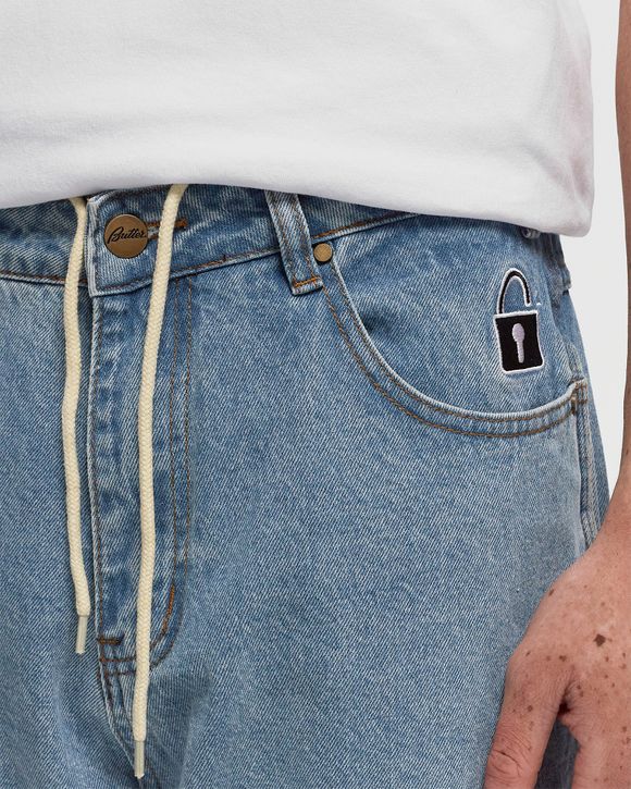 Lock Baggy Denim Jeans