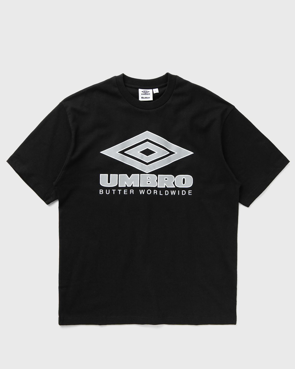 Butter Goods x Umbro Diamond Logo Tee Black | BSTN Store