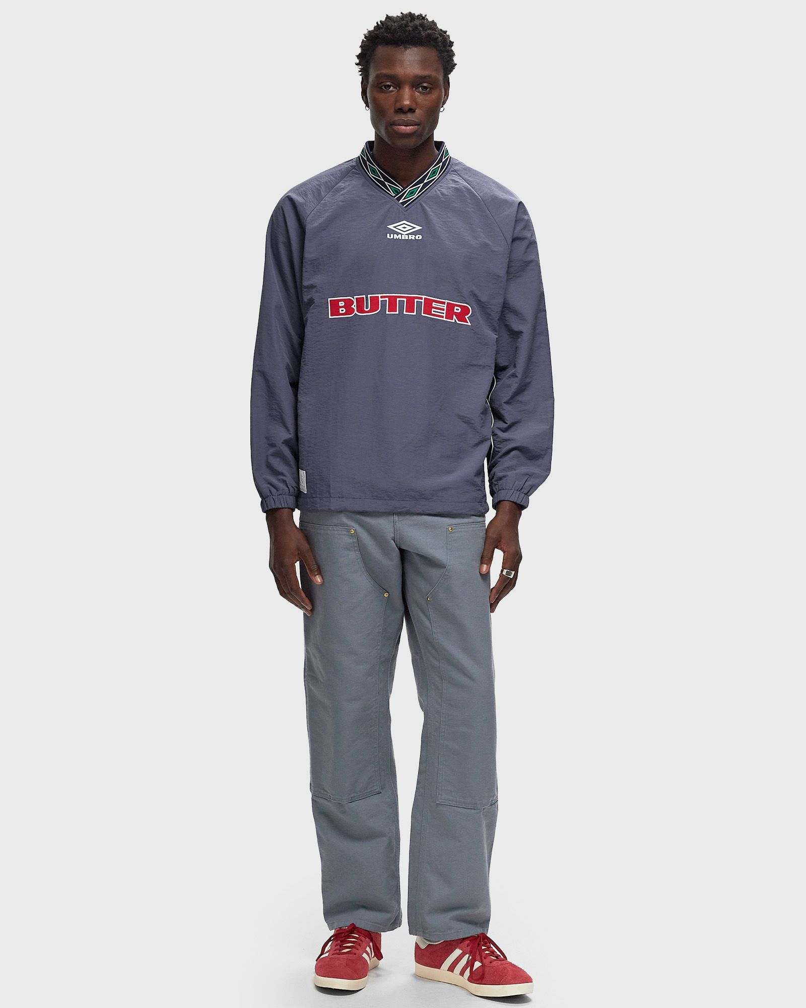 Butter Goods x Umbro Training Pullover Blue | BSTN Store