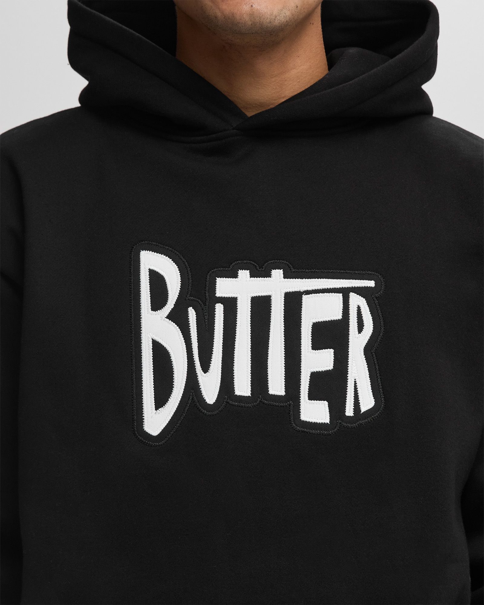 Sketch Applique Pullover Hood