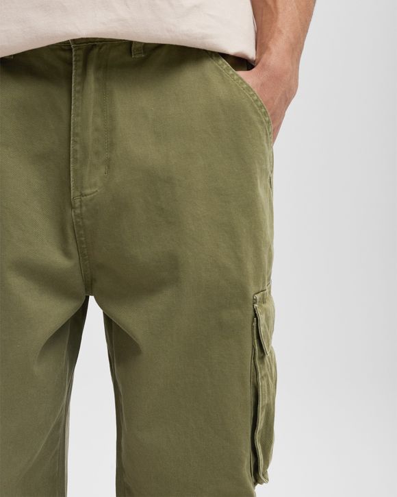 ●GREEN BUTTER●Drawstring Cargo Pants★韓国の人気 Cargo Pants for Women Elastic Waist Drawstring Wide Leg