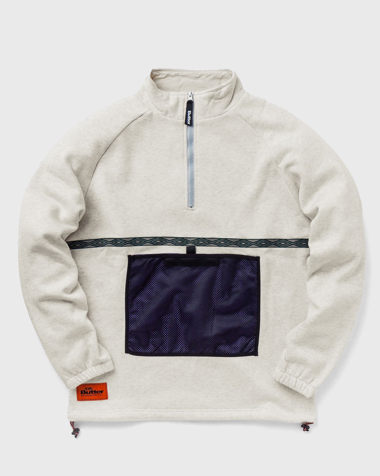 MESH FLEECE 1/4 ZIP PULLOVER
