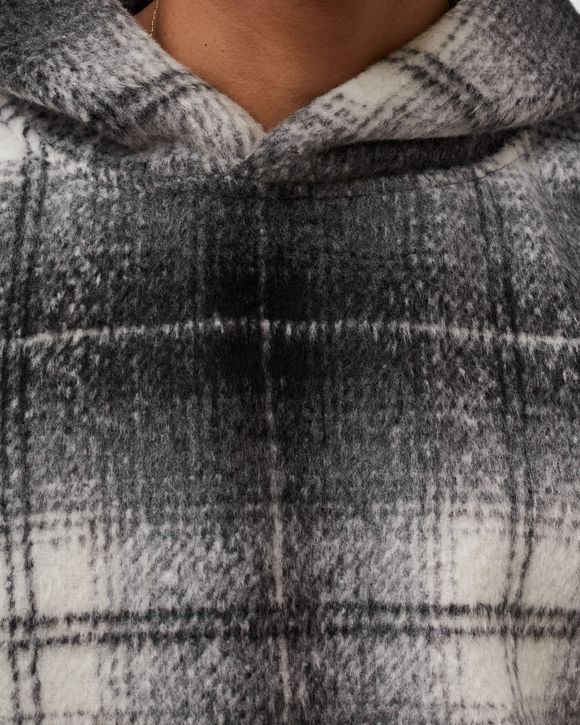 HEAVYWEIGHT PLAID PULLOVER HOODIE