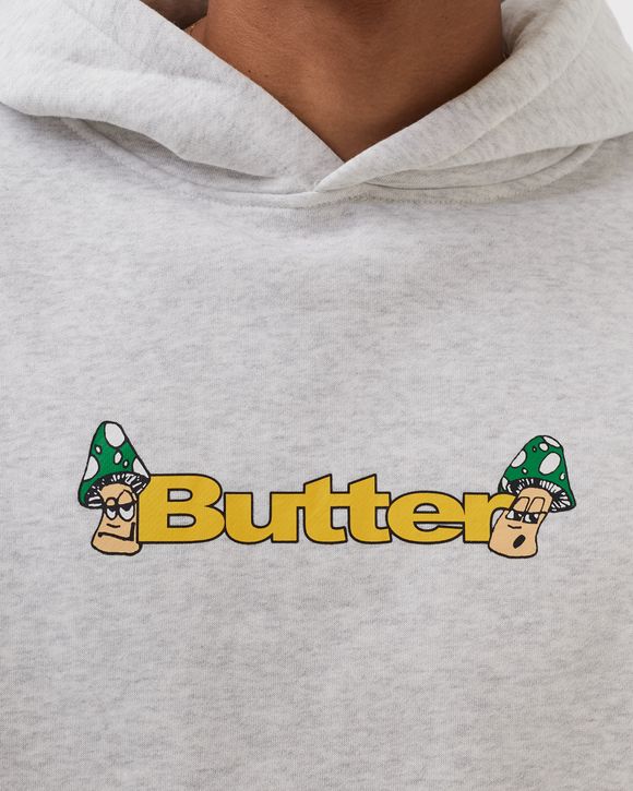 Butter Goods SHROOMS LOGO PULLOVER HOODIE Grey HEATHER GREY