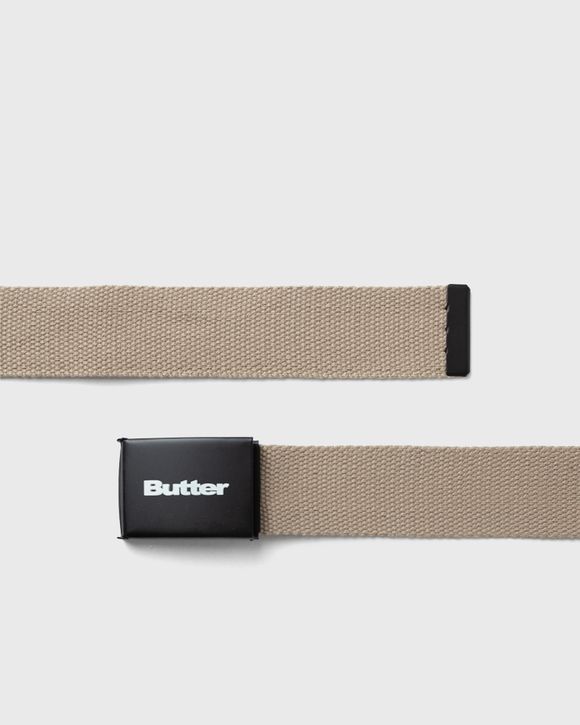 Butter Goods Logo Woven Belt Beige | BSTN Store