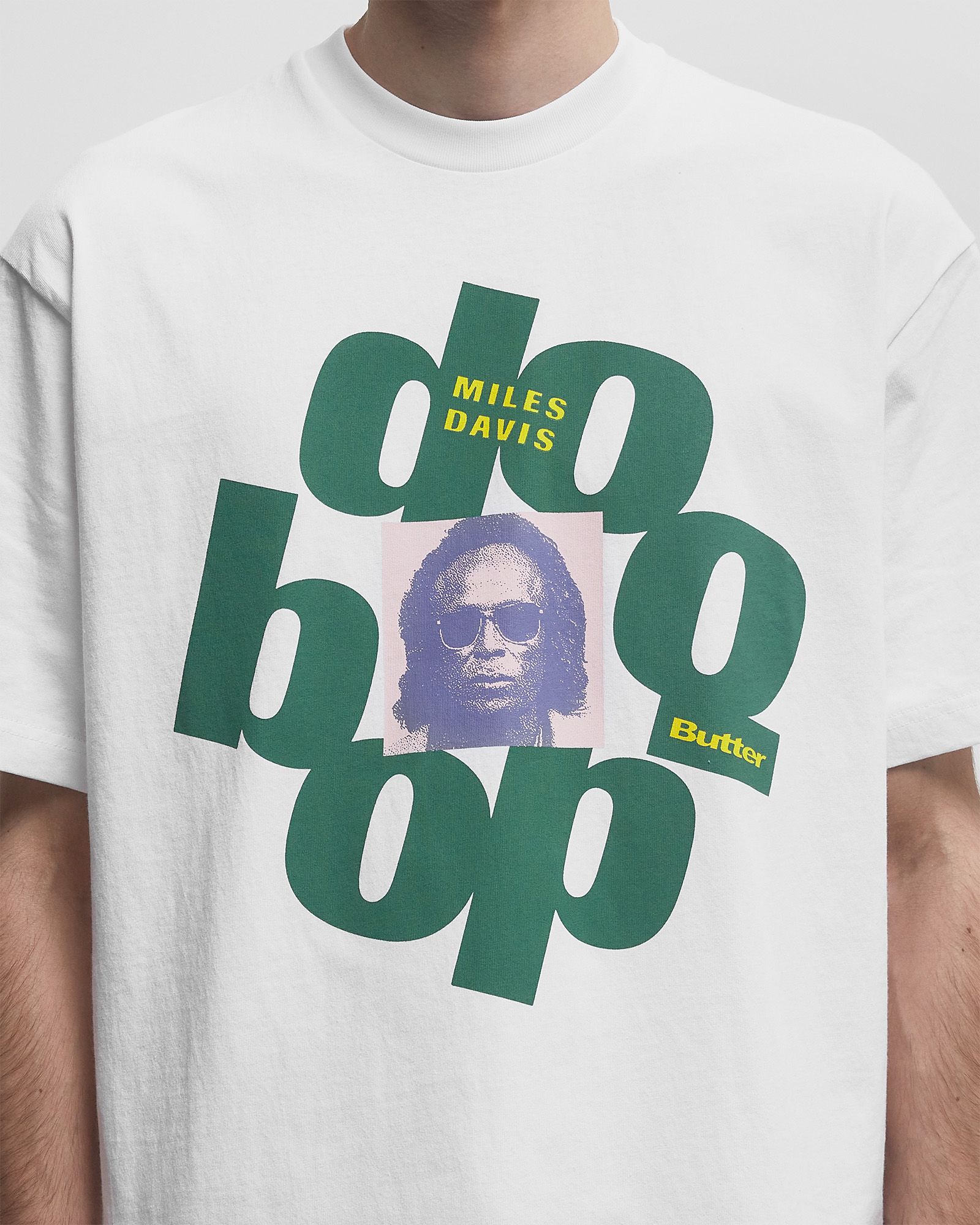 Butter Goods x Miles Davis-Doo-Bop Tee White | BSTN Store