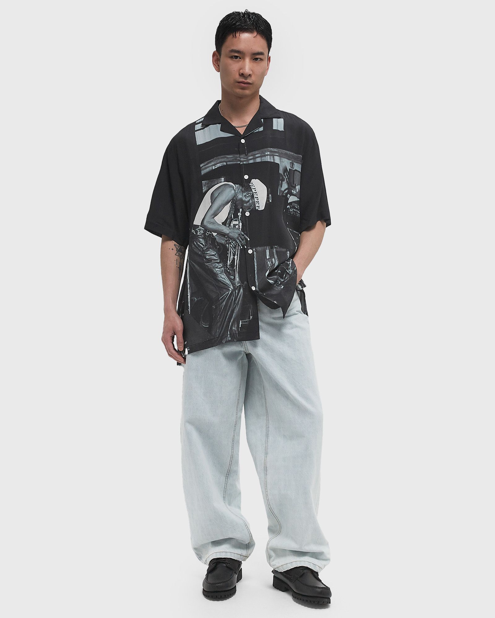 x Miles Davis-Savoy Rayon S/S Shirt