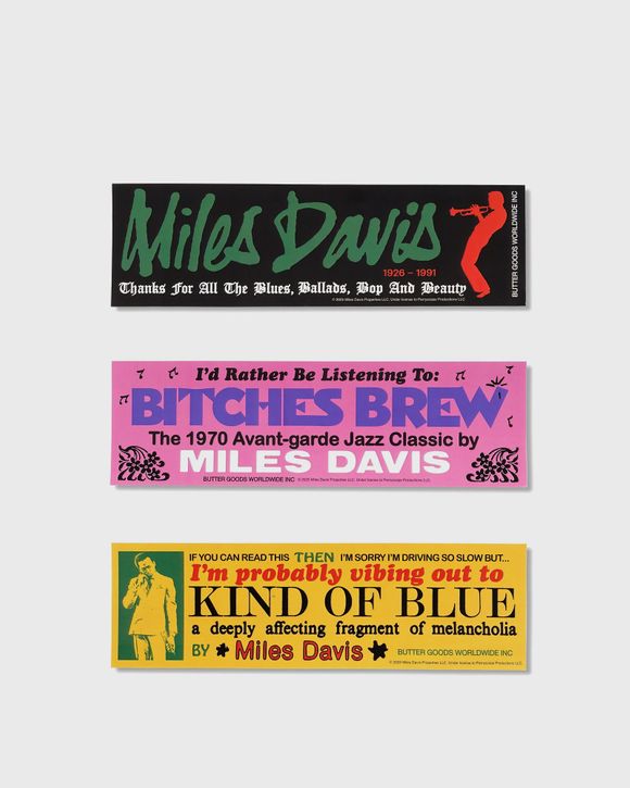 x Miles Davis Bumper Sticker Pack