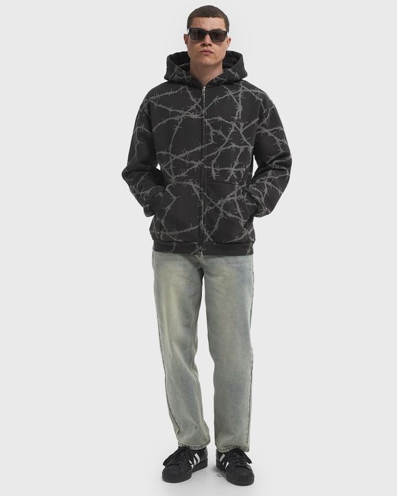 Butter Goods Wired Zip-Thru Hood Grey | BSTN Store