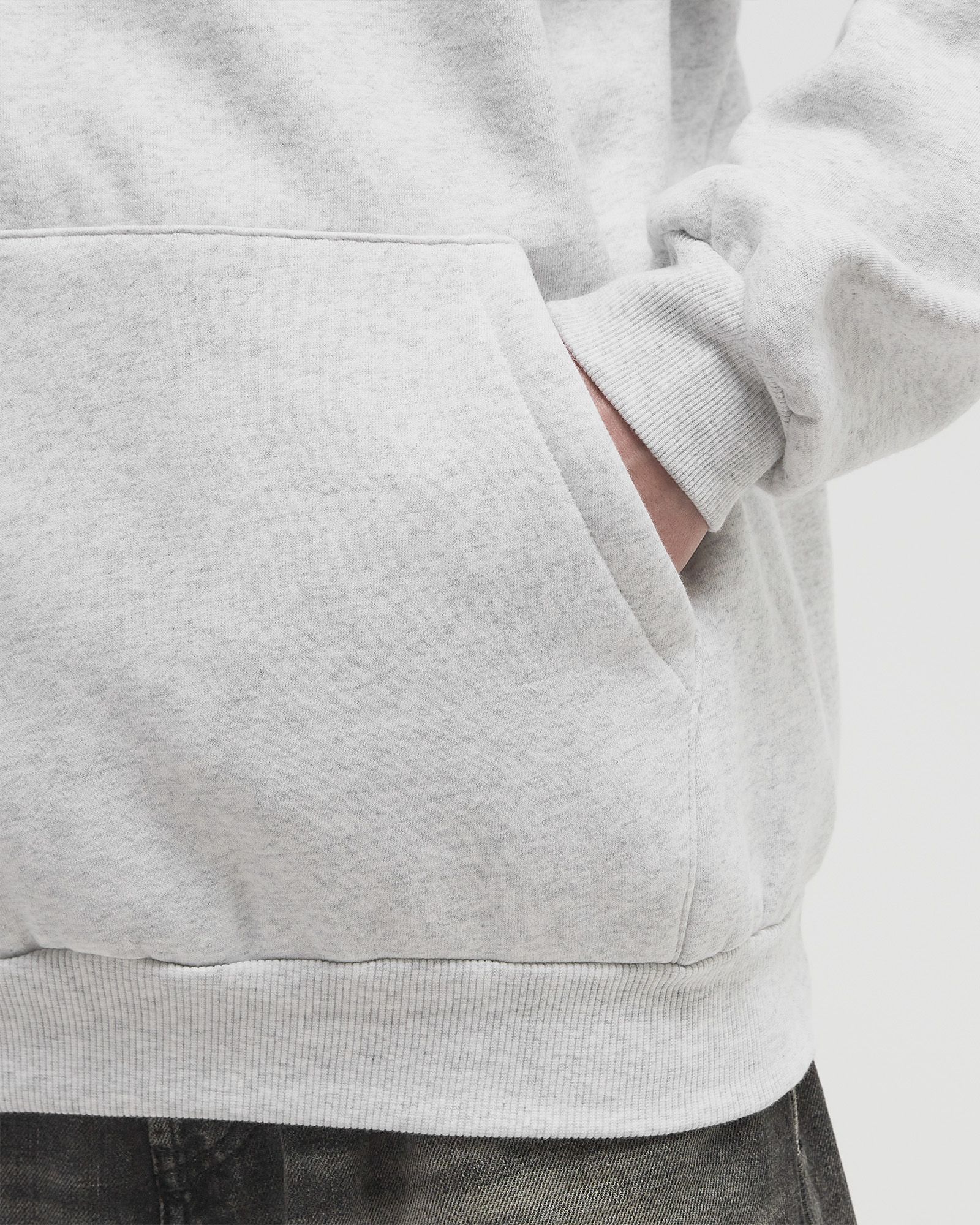 Nylon Logo Applique Pullover Hood