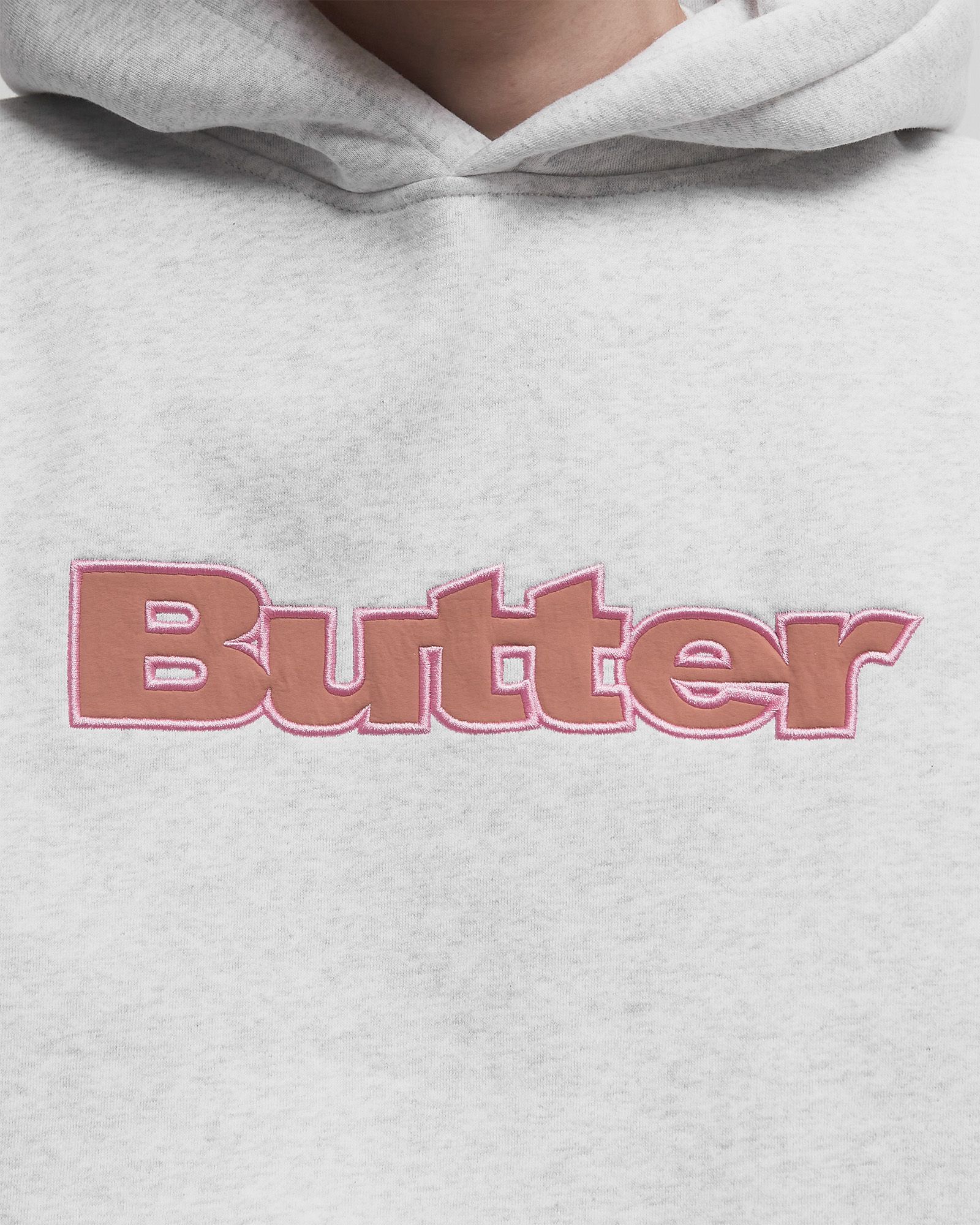 Nylon Logo Applique Pullover Hood