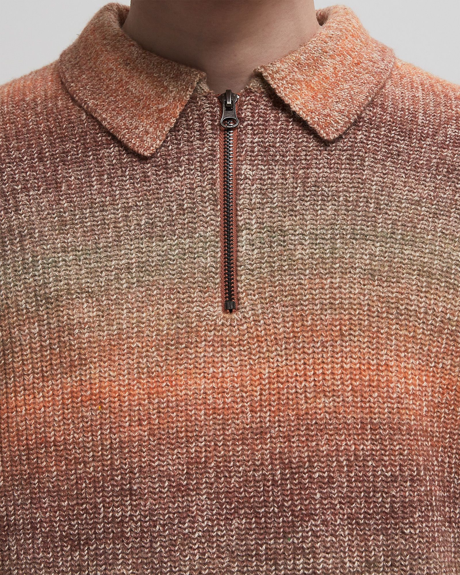 Beams 1/4 Zip Knit Polo