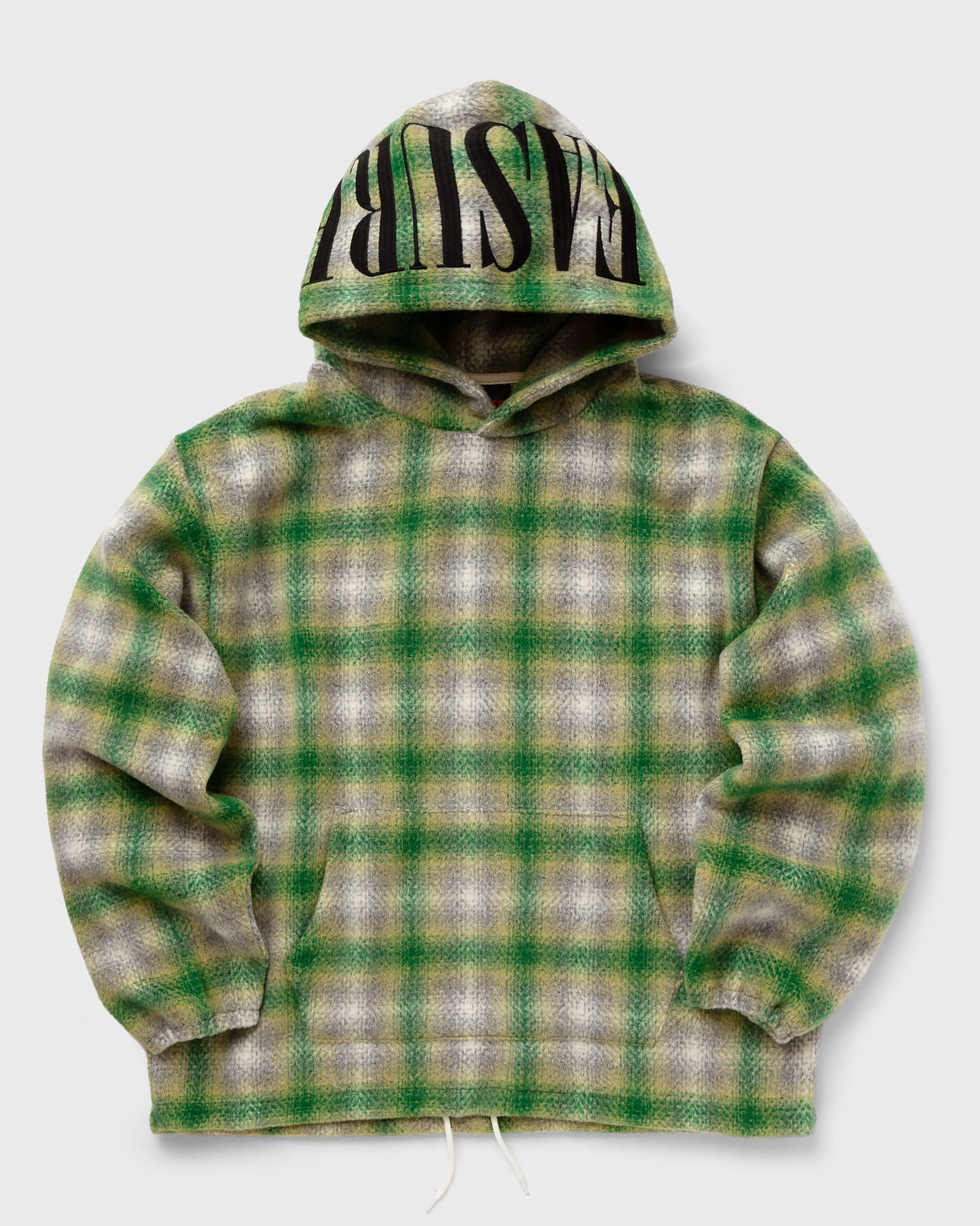 Pleasures - beyond plaid woven hoodie men hoodies green in größe:xl