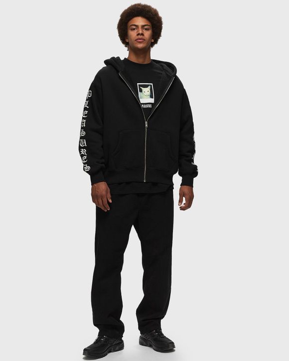 Pleasures OE ZIP UP HOODIE Black BSTN Store