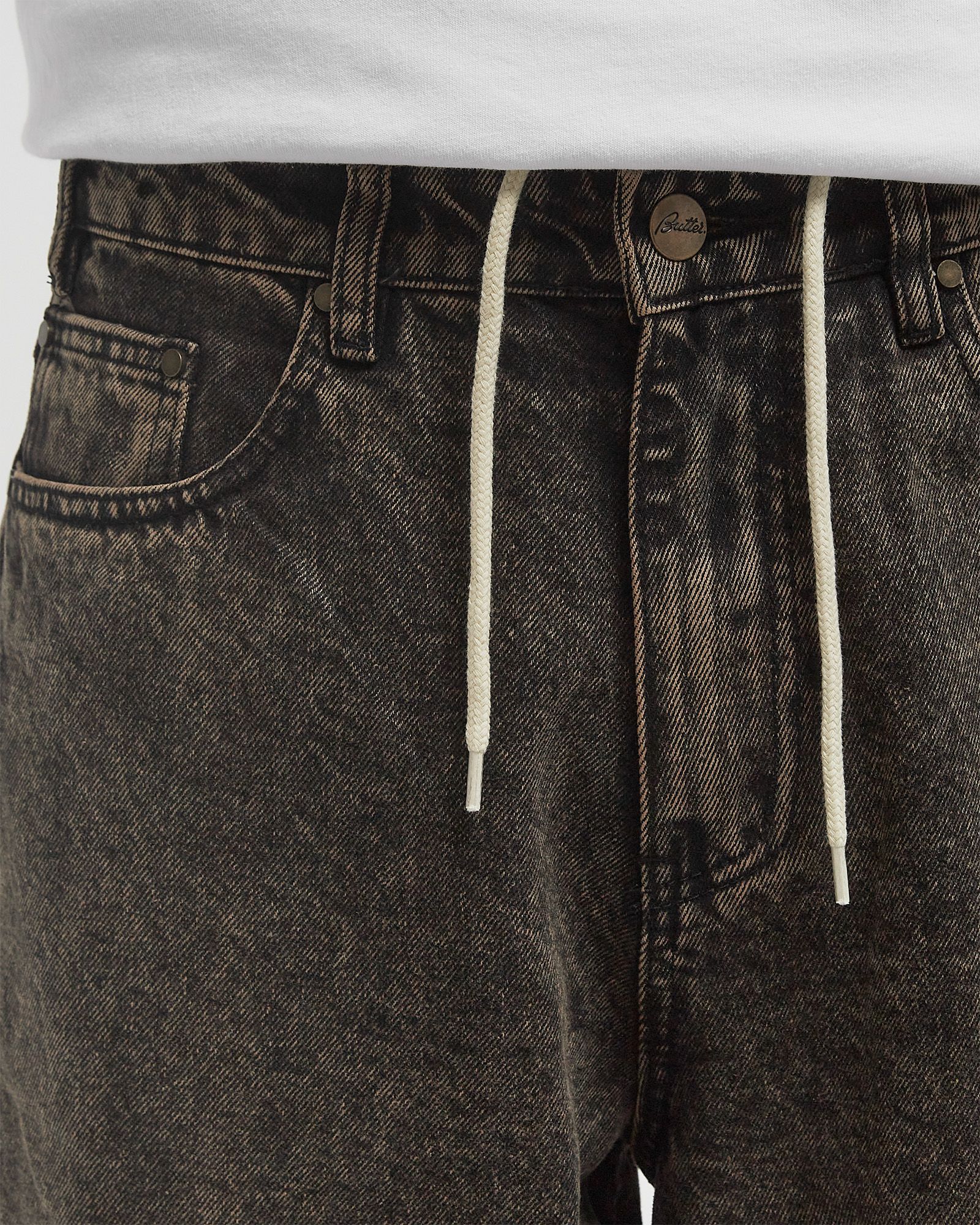 Wide Cut Denim Jeans