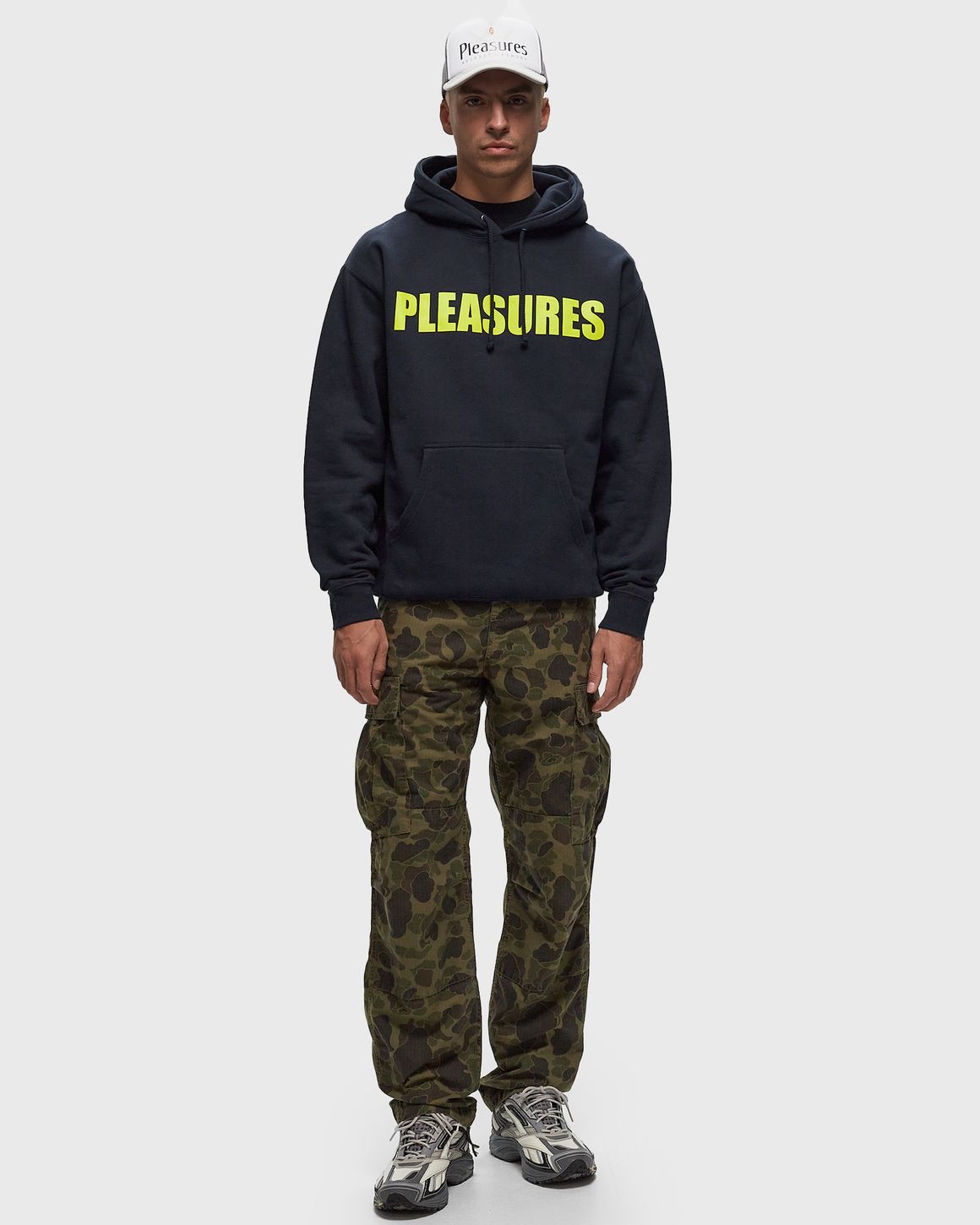 Pleasures SECURITY HOODIE Blue | BSTN Store