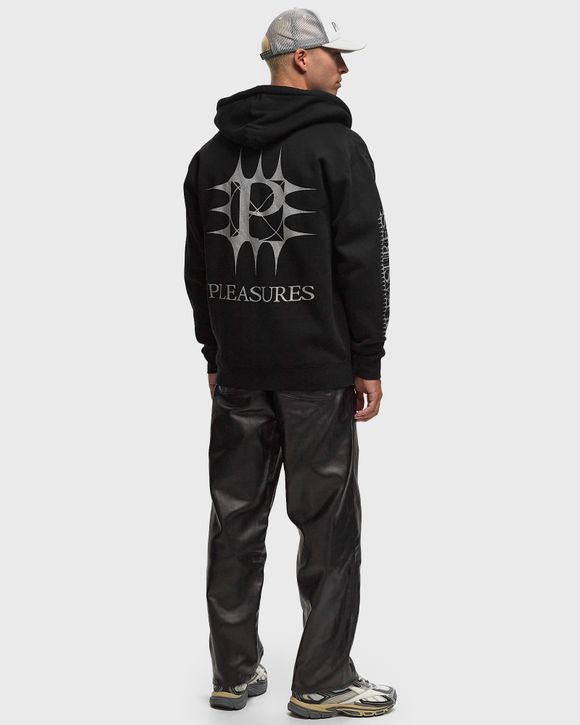 Pleasures SPIKE ZIP HOODIE Black BSTN Store