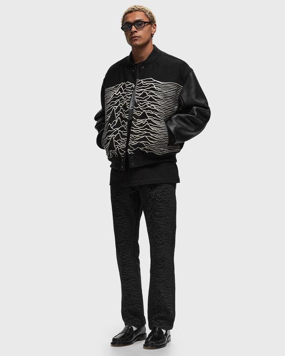 Pleasures x Joy Division UNKNOWN PLEASURES VARSITY Black | BSTN Store