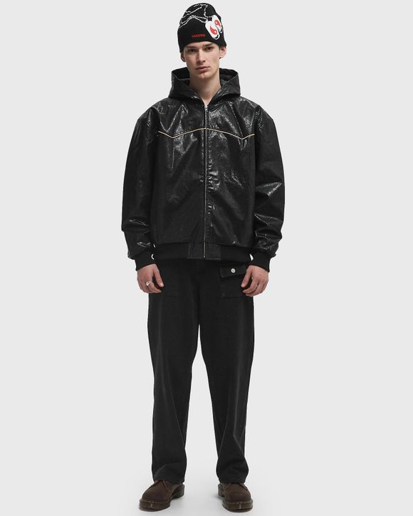 Pleasures REVENGE HOODED WORK JACKET Black | BSTN Store