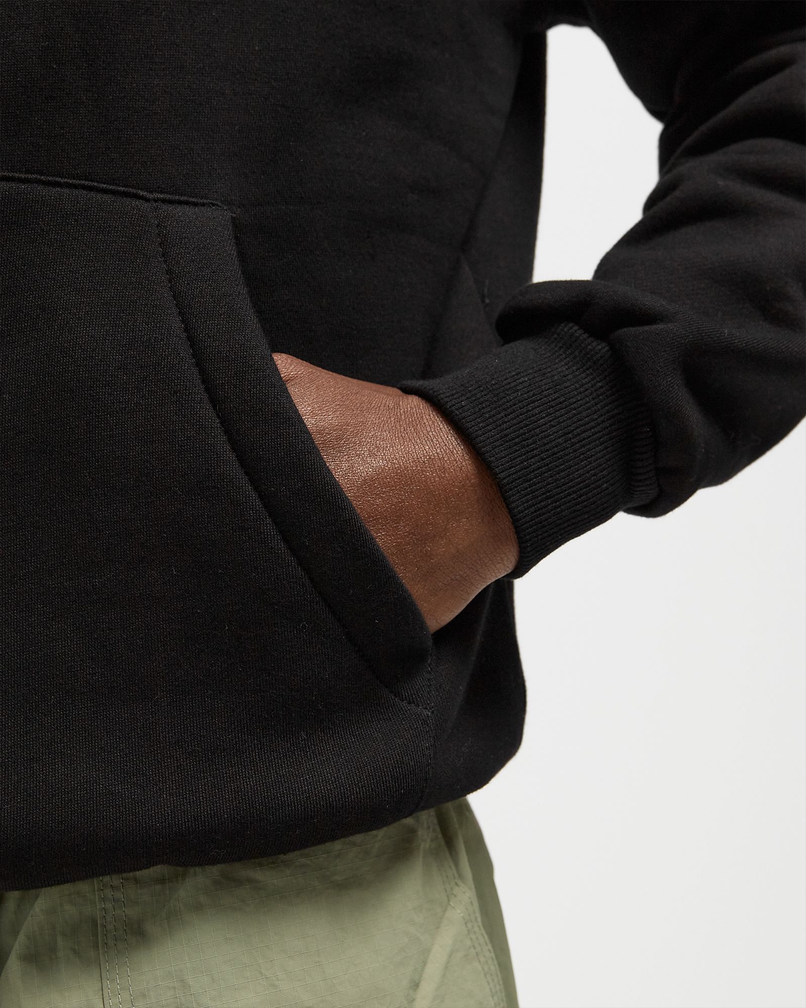 Ripstop Logo Applique Pullover Hood