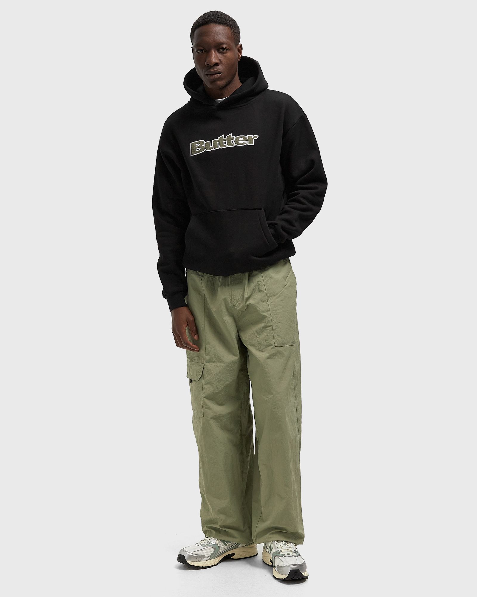 Ripstop Logo Applique Pullover Hood