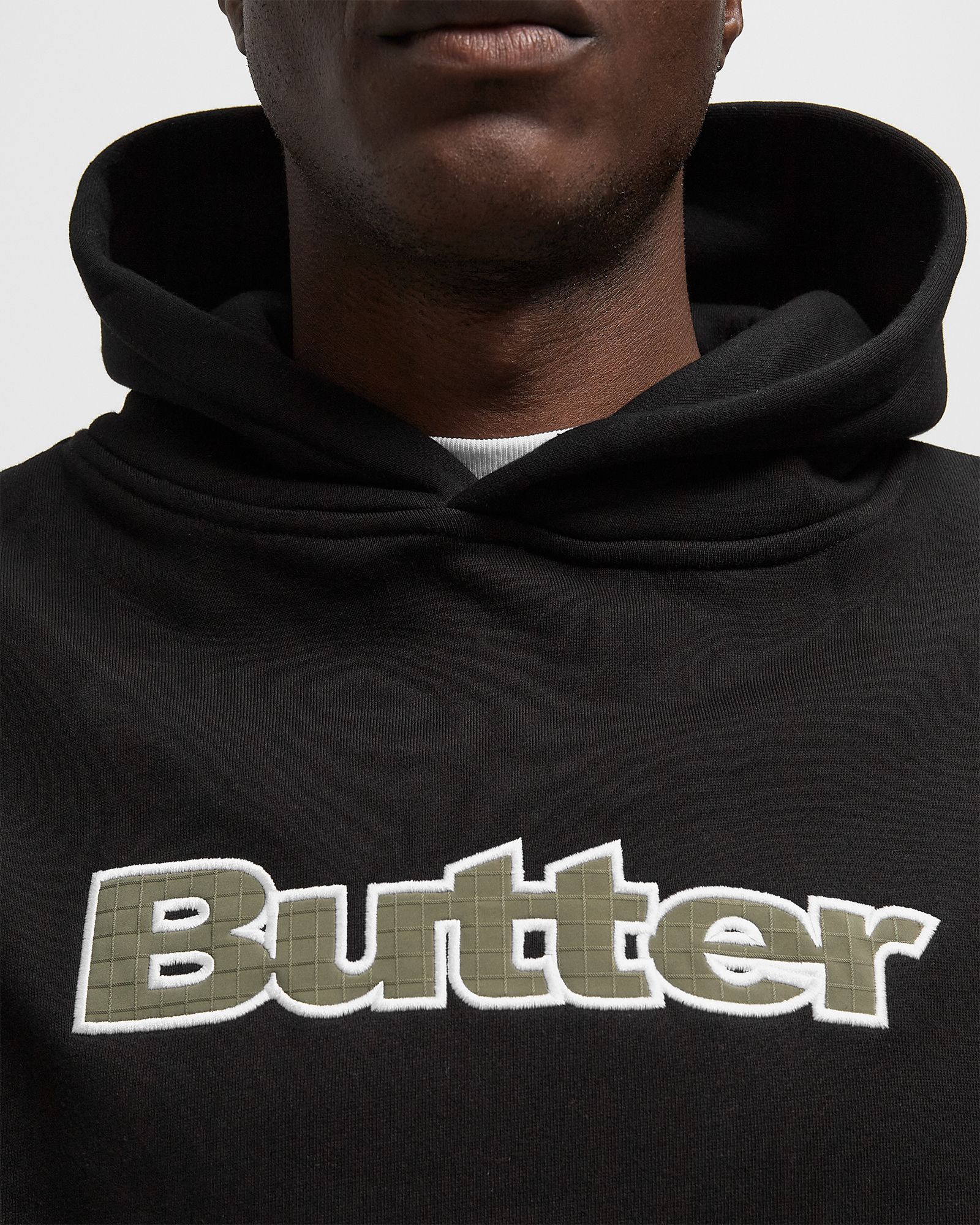 Ripstop Logo Applique Pullover Hood