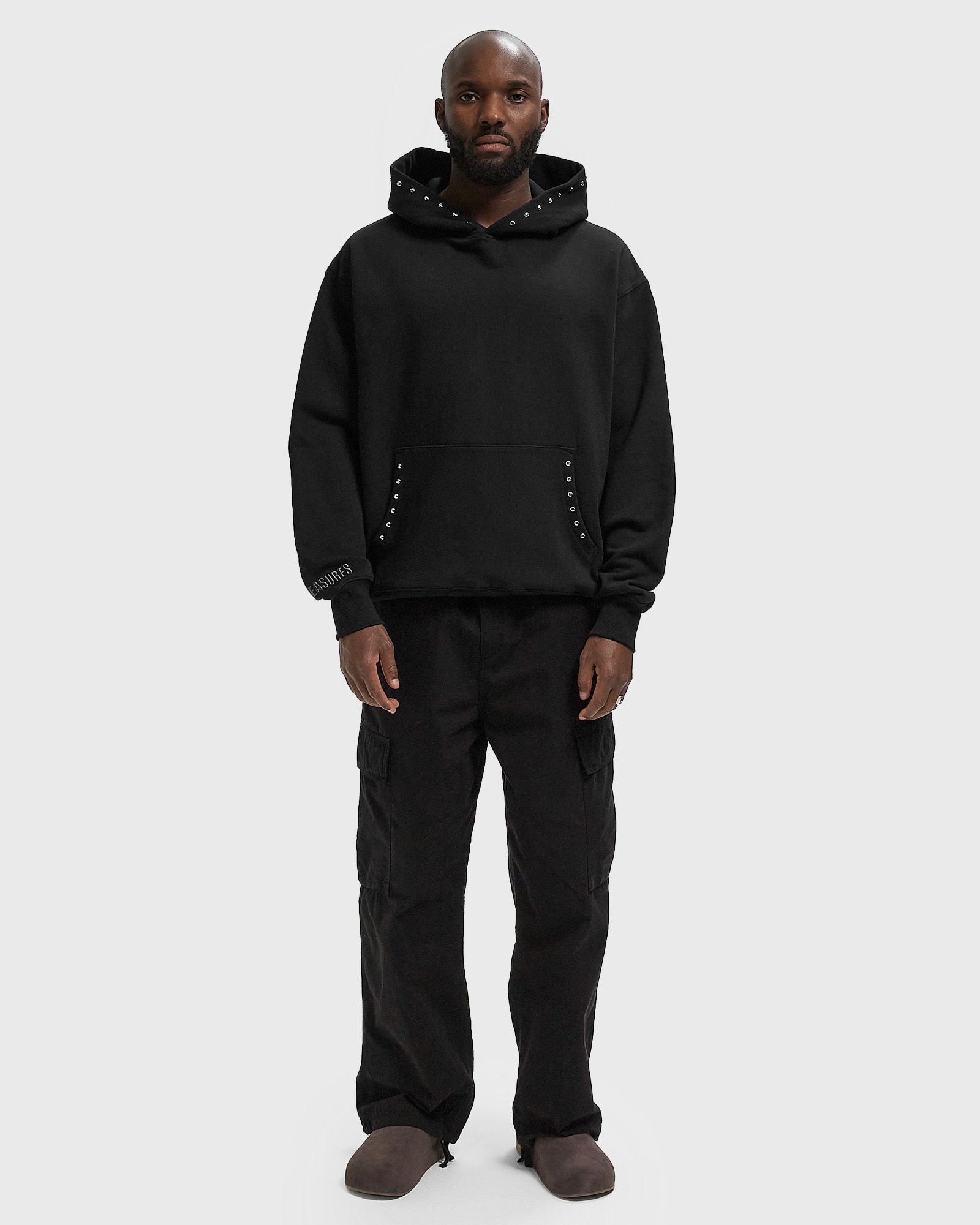 x DAFT PUNK LUCKY STUDDED HOODIE