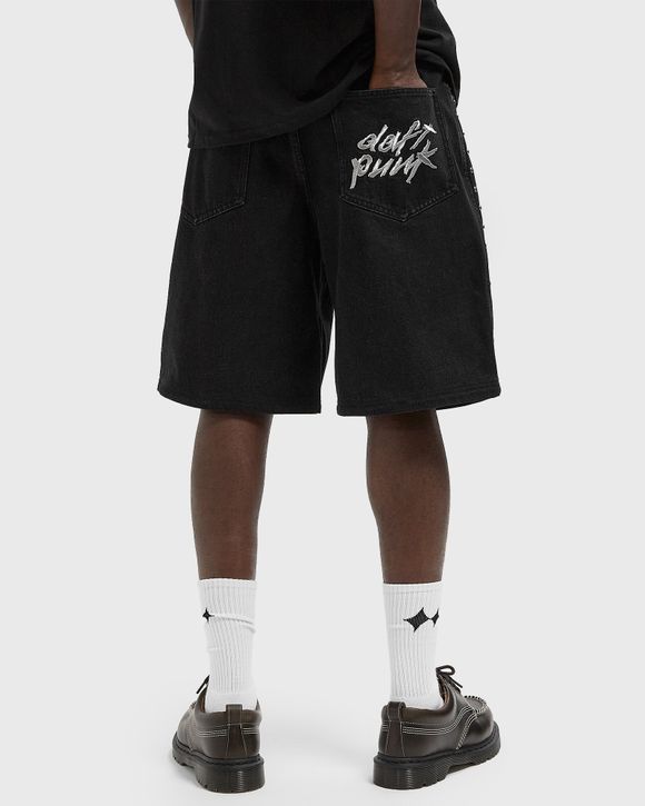 x DAFT PUNK LUCKY STUDDED JORTS