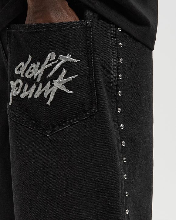 x DAFT PUNK LUCKY STUDDED JORTS