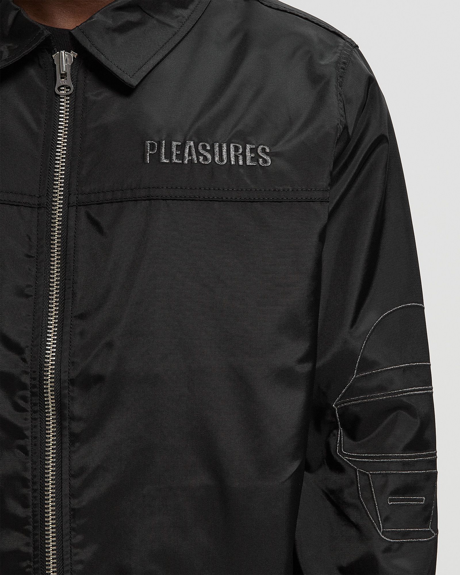 x DAFT PUNK HELMETS NYLON WORK JACKET