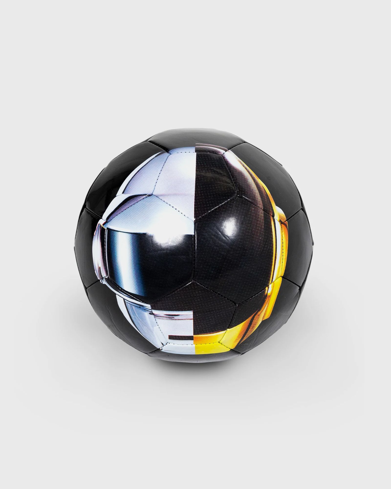 x DAFT PUNK HELMETS SOCCER BALL