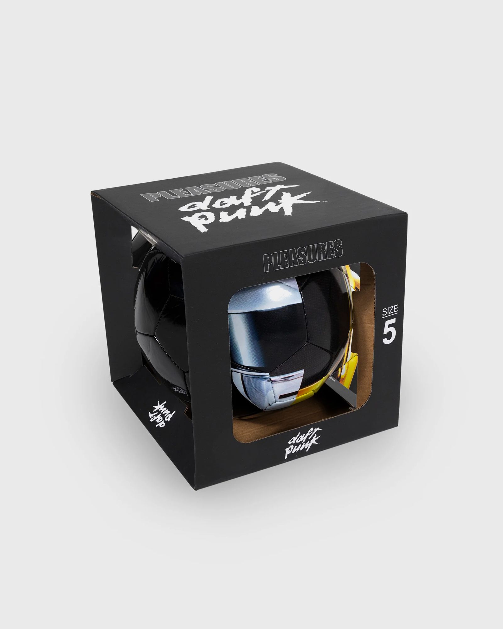 x DAFT PUNK HELMETS SOCCER BALL