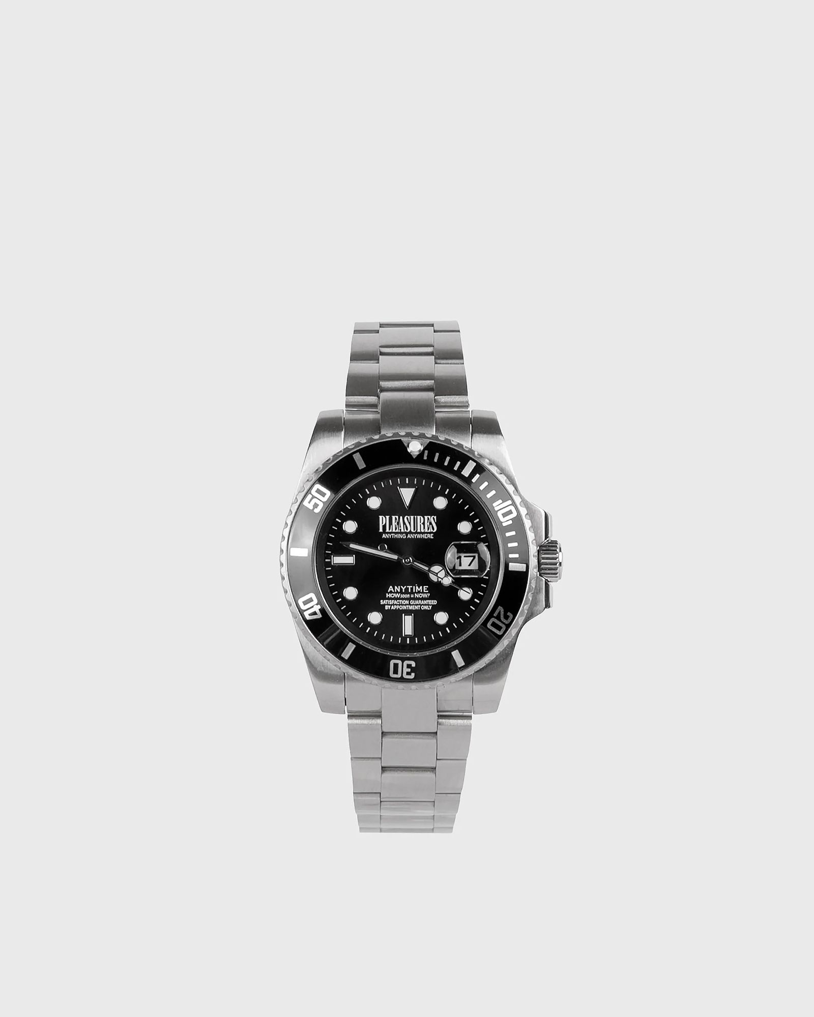 Pleasures Pleasures ANYTIME WATCH in black|silver
