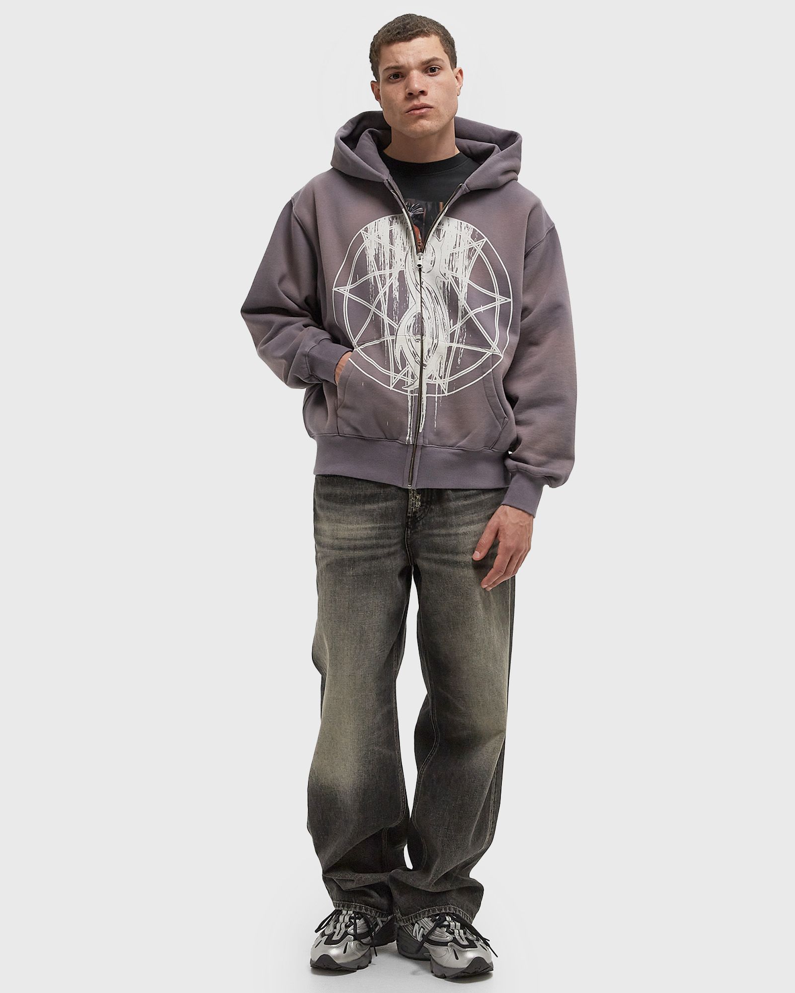 x SLIPKNOT NONAGRAM ZIP HOODIE