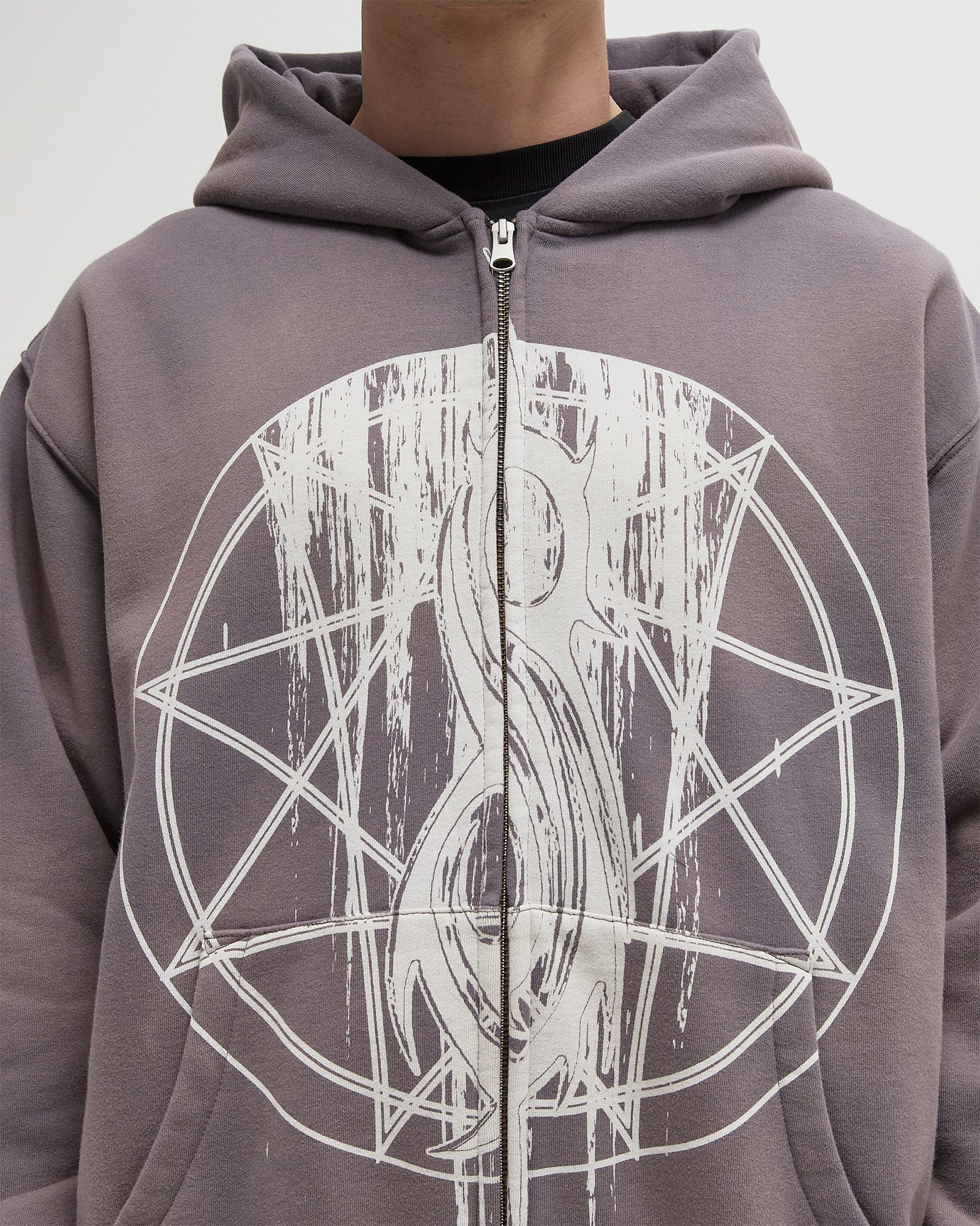 x SLIPKNOT NONAGRAM ZIP HOODIE