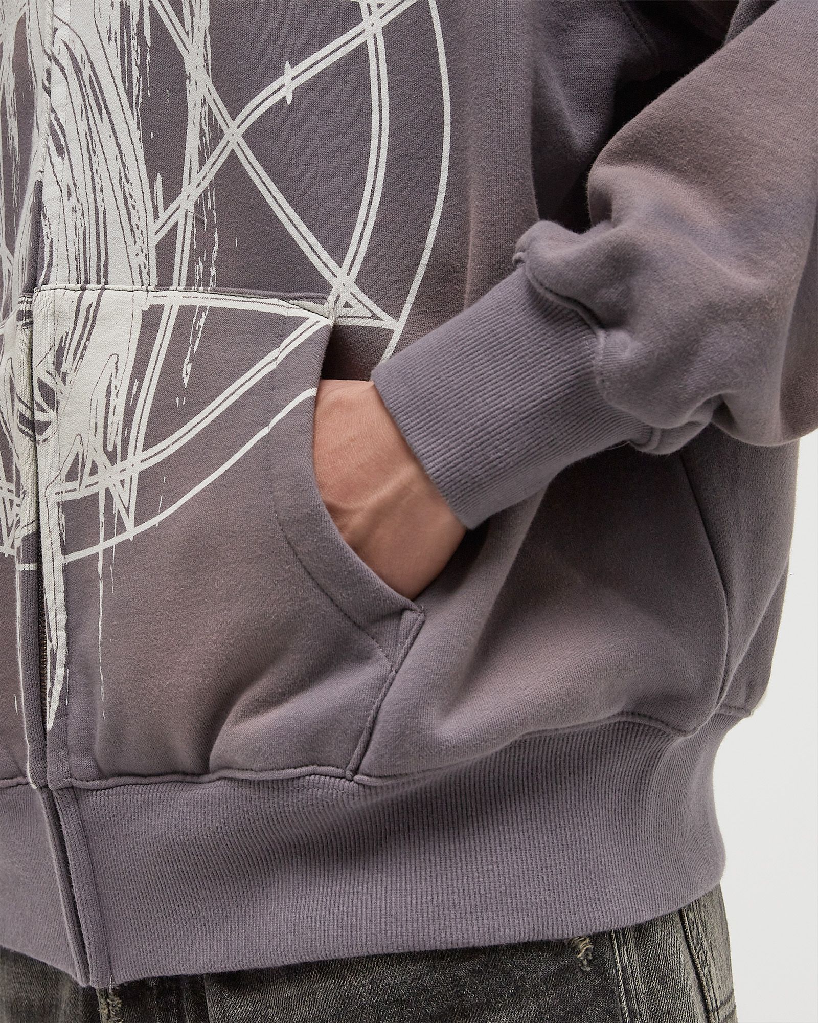 x SLIPKNOT NONAGRAM ZIP HOODIE