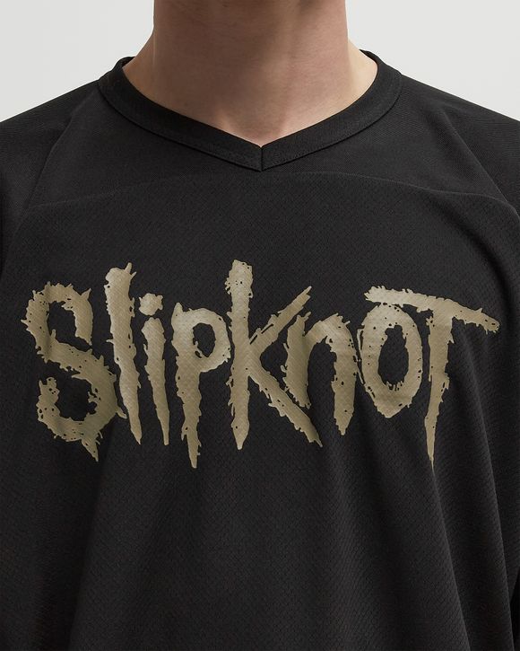PLEASURES x Slipknot コラボ X-RAY ホッケー ジャージー シャツ Pleasures x Slipknot X-Ray Hockey Jersey | Black